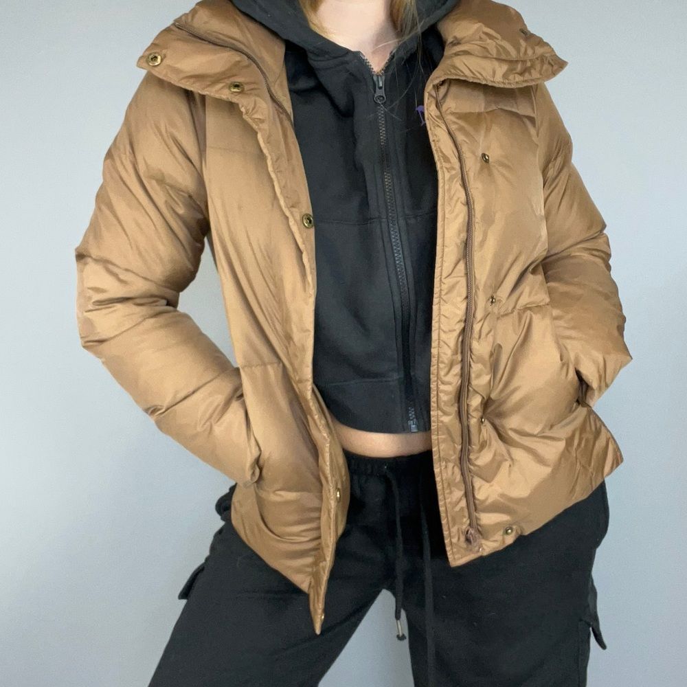 ❌SOLD❌ Tan Padded Winter Jacket - Picture 1 of 9